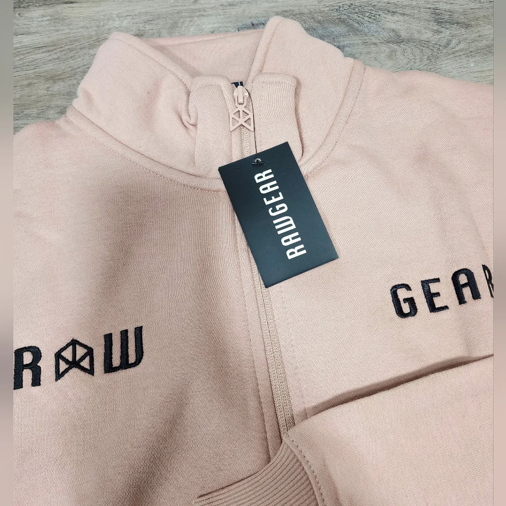 NWT Raw Gear Zip-Up Fleece Jacket Size Medium - Picture 3 of 5